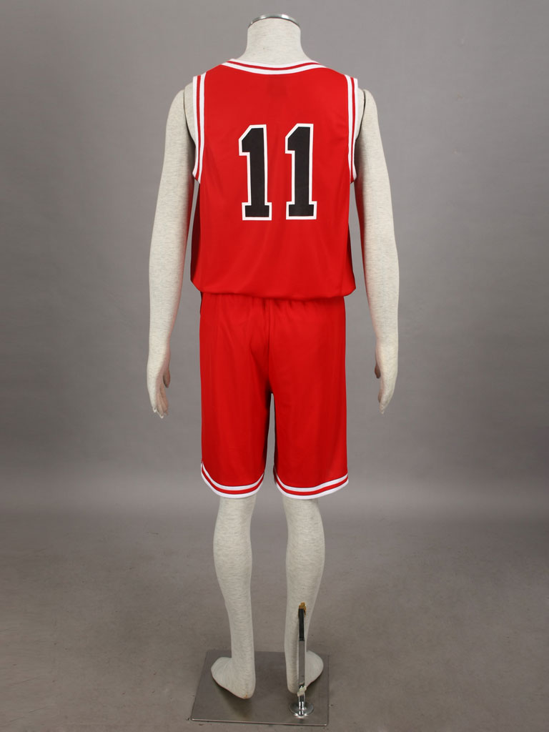 SHOHOKU 11 流川　楓　ユニフォーム Slam Dunk Kaede Rukawa The Shohoku High School basketball